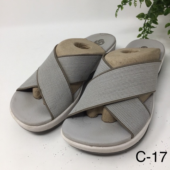 clarks cloudsteppers womens grey